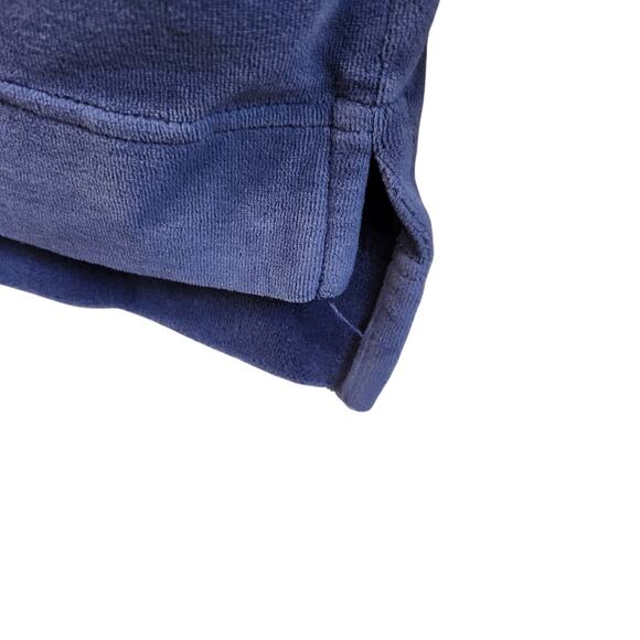 Aerie Velour Cropped Hoodie Oversized Fit Pullover Loungewear Purple Size Large - Picture 5 of 9